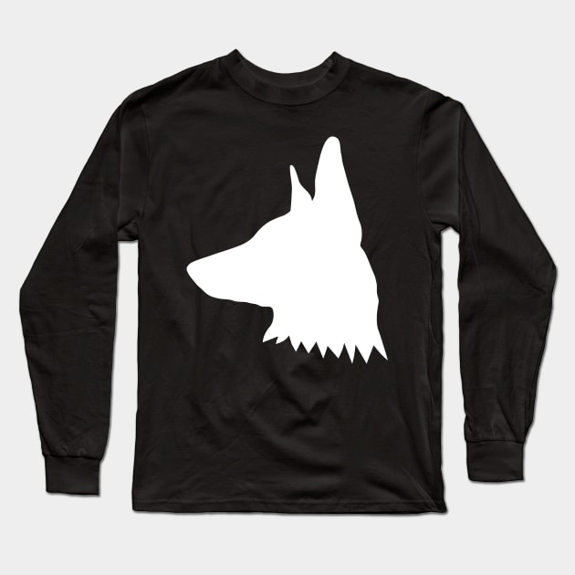 White German Shepherd Gifts Long Sleeve T-Shirt by KevinWillms1